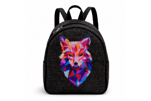 Заготовка для вишивання бісером рюкзака "Кольорова лисиця" 704